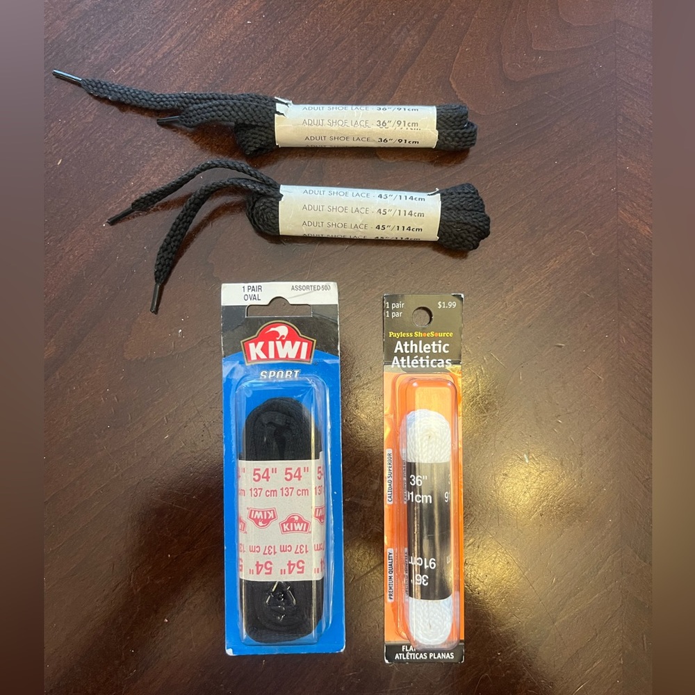 Vintage Adult Shoelaces Assortment